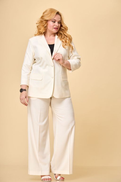 Жакет БелЭльСтиль 203 молочный фото 7