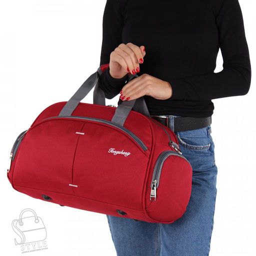 Сумка дорожная 916TW red S-Style  фото 2