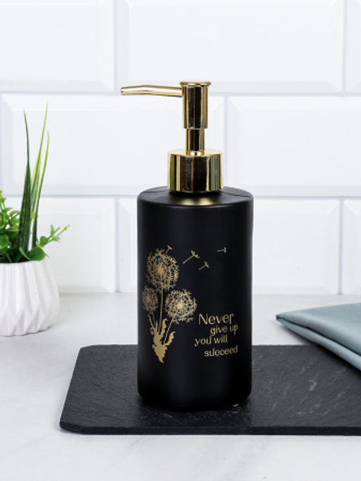 Дозатор для жидкого мыла 19,5 см / blackO300 /уп 48/ - ГалеонТрейд фото 2