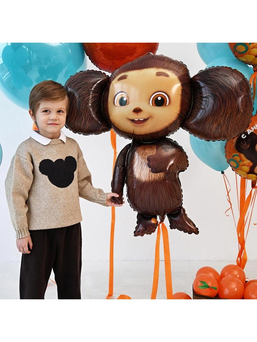 Воздушный шар фольгированный 33" «Чебурашка»