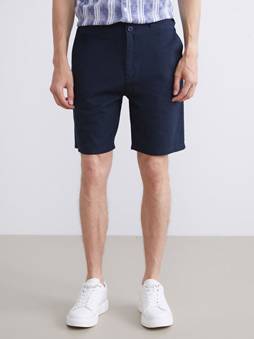 Slim Fit Gabardin Erkek ?ort