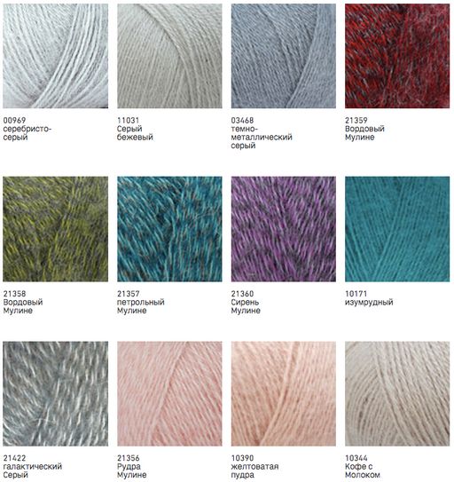 Цена за 5 мотков пряжи ANGORA LUKS