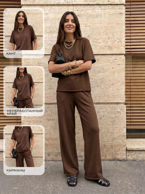 Костюм хлопок с лайкрой наивысшее качество пенье - Knitka wear фото 19