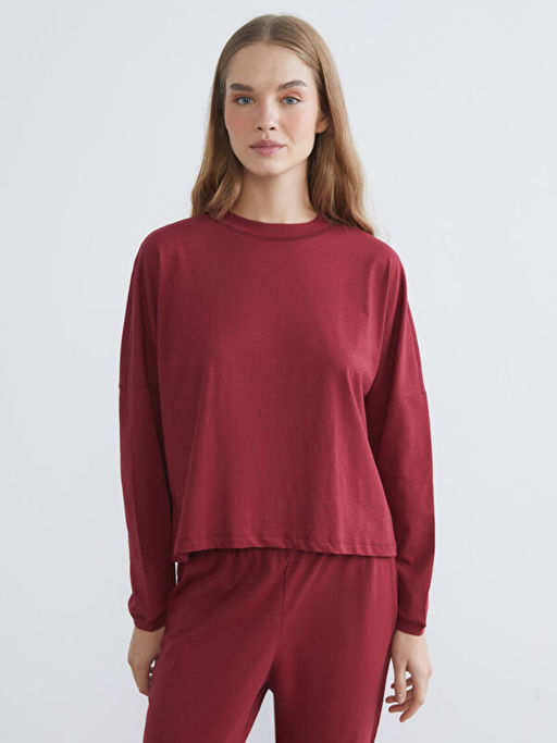 Bisiklet Yaka Kad?n Pijama Tak?m?