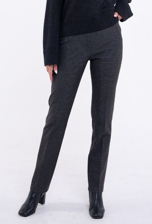 брюки прямого силуэта пояс сзади на резикне