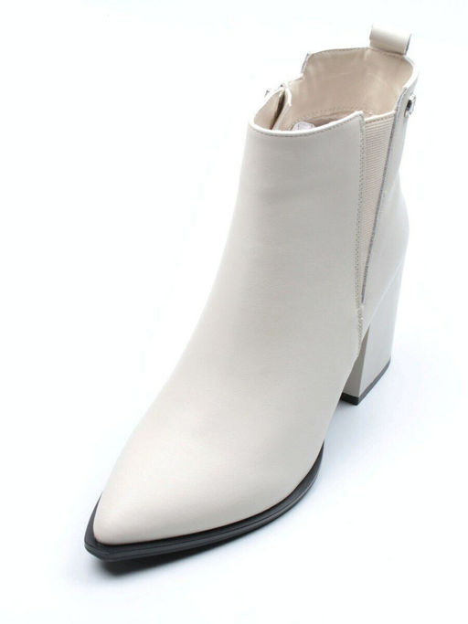 01-PCG267-2 LT.BEIGE Ботинки демисезонные женские (натуральная кожа, байка) - Фабричный китай фото 6