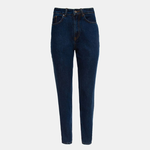 Джинсы женские мом MINAKU: Jeans Collection, размер 46, синие