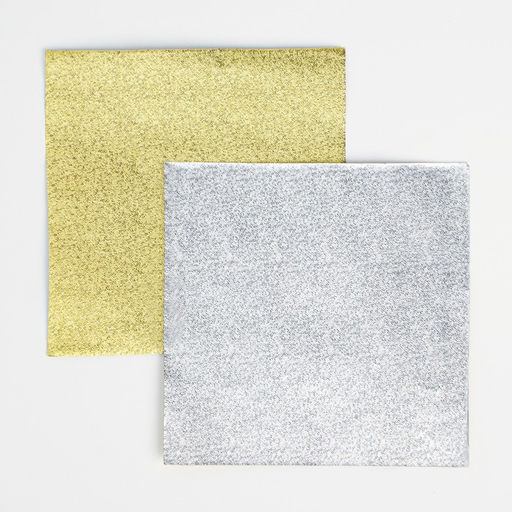 Фольга для конфет 10?10 см 100 шт., золотой фактурная - Simaland фото 3