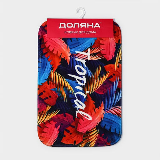 Коврик для ванной и тулета Доляна Tropical, 40?60 см фото 7