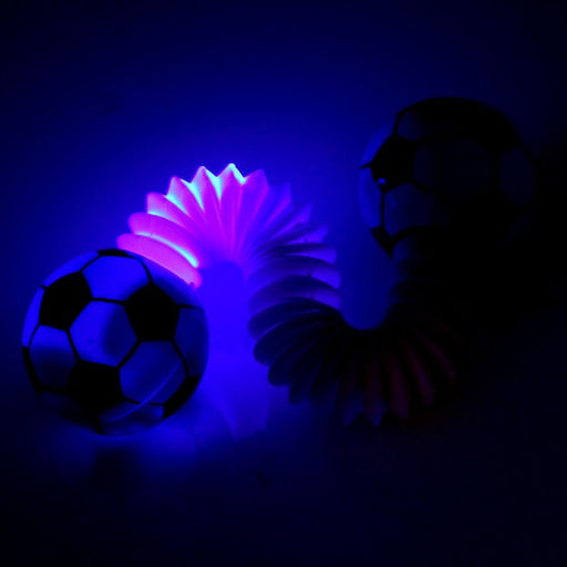 Цена за 24 шт. Игрушка антистресс Pop Tubes «Спорт», световая, МИКС