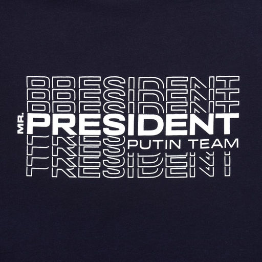 Лонгслив President, XS, синий, 100% хлопок, кул.гладь 150 г/м2