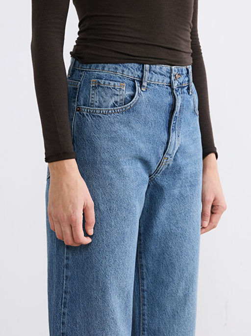 Baggy Fit Kad?n Jean Pantolon