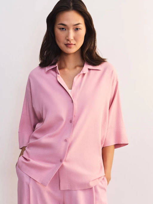 Льняная блуза свободного кроя ZR2605012001-90 / Zarina