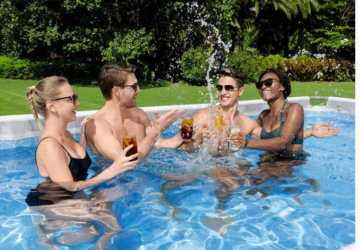 Бассейн на опорах 412х201х122 см (фильтр-насос, лестница) Bestway  фото 4