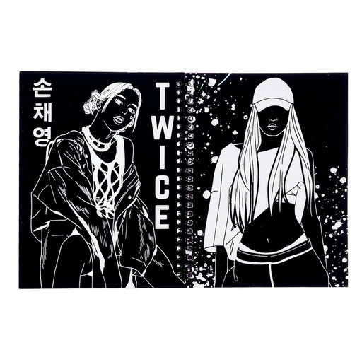 Гравюры k-pop «Idols' note»