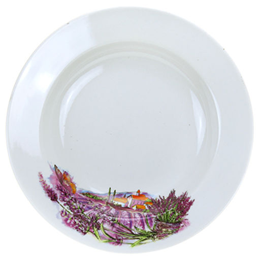 Тарелка глубокая фарфоровая Прованс новый д200мм, 250мл, h40мм, гладкий край (Россия)