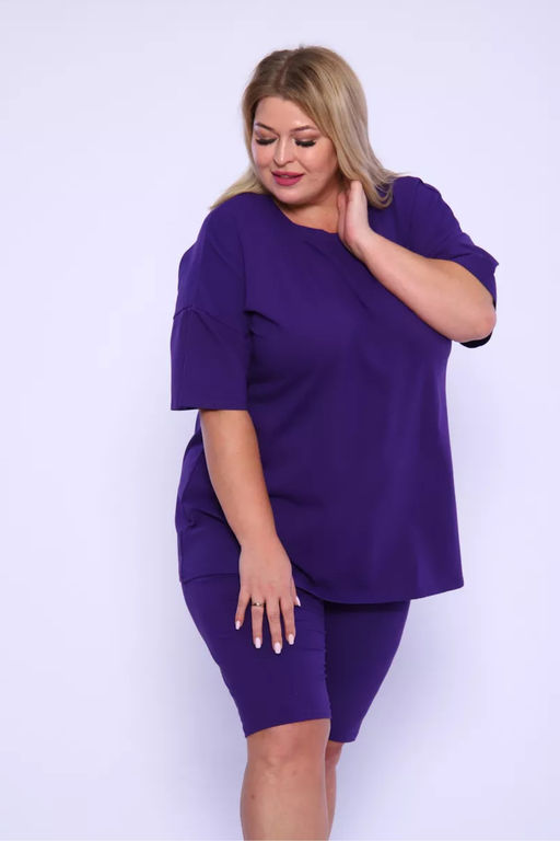 Костюм спортивный футболка и велосипедки КЖ-002