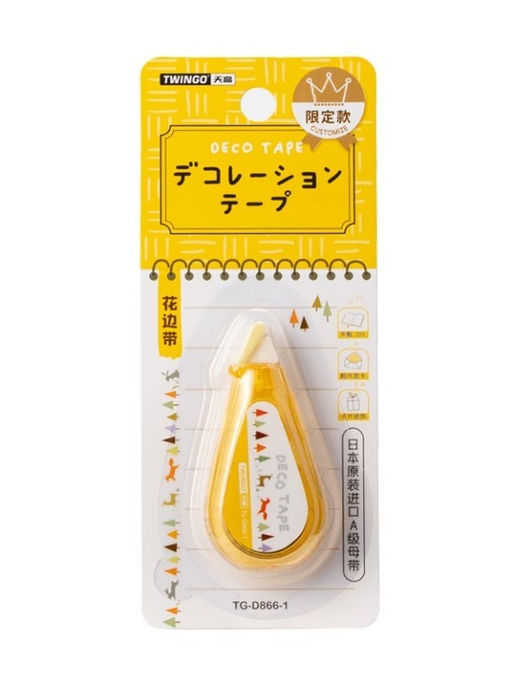 Корректирующая лента "Fox in the forest", 5м*5мм, yellow