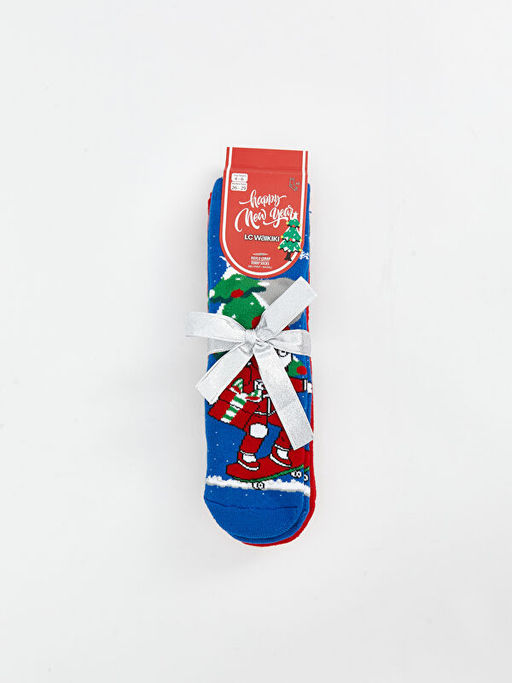 Y?lba?? Temal? Erkek ?ocuk Havlu Soket ?orap 3l? - Waikiki фото 2