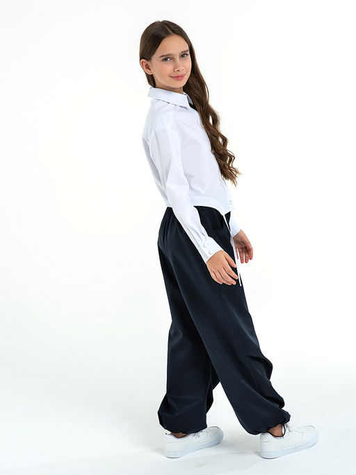Школьные брюки для девочки Mooriposh, модель 0447