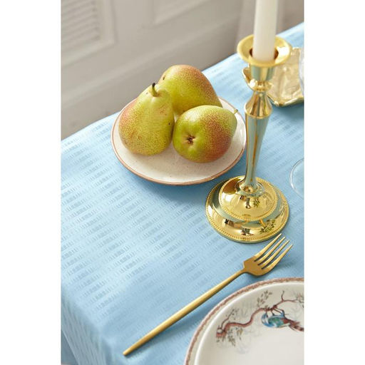 Скатерть Этель Shine 150*110 +/-3см, цв.серо-синий, пл. 192 г/м2, хл с ВГМО  фото 10