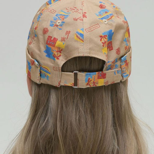 PELICAN, кепка (модель без козырька) для девочек, Бежевый