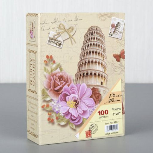 Фотоальбом 100 фото 10х15 Города / 9107 /уп 96/ микс 4 вида - Галеонтрейд фото 3