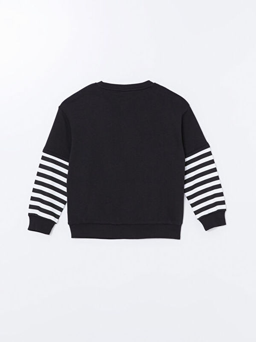 Bisiklet Yaka K?z ?ocuk Sweatshirt - Waikiki фото 3