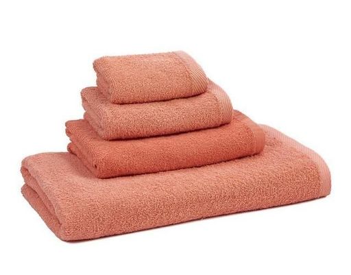 Махровое полотенце Светофор-персик 70*140 см. хлопок 100% - Лен поволжья фото 2