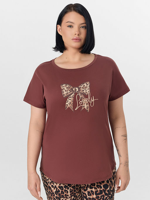 Комплект домашний женский коричневый - Mark formelle фото 3