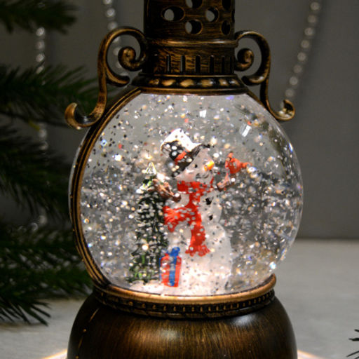 Светильник настольный новогодний 11х11х24 см / NG206-57 /уп 12/ музыкальный - Галеонтрейд фото 5