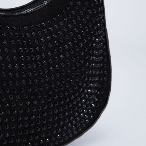 Сумка-багет на молнии, цвет чёрный - Simaland фото 4