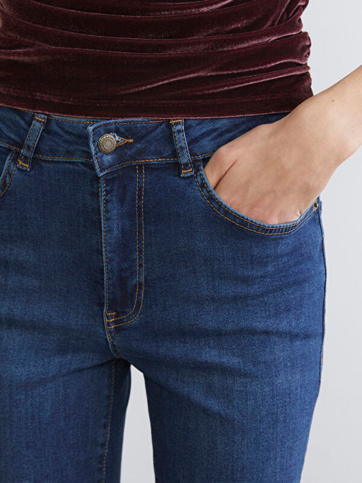 Flare Kad?n Jean Pantolon