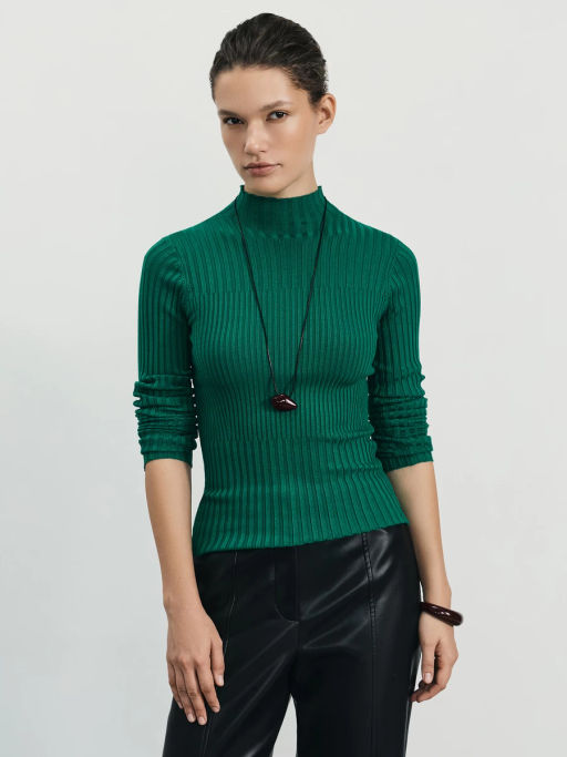 Вязаный лонгслив из вискозы / Zarina