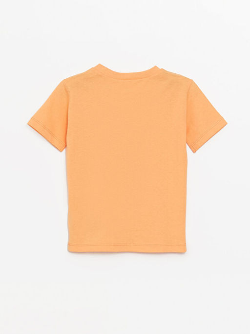 Bisiklet Yaka K?sa Kollu Bask?l? Erkek Bebek Ti??rt - Waikiki фото 2