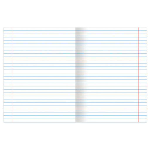 Цена за 2шт. Тетрадь А5 48 л. BRAUBERG скоба, линия, обложка картон, "Magical Colors" (микс в спайке)