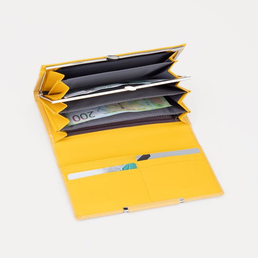 Кошелёк на магнитах, цвет жёлтый - Simaland фото 4