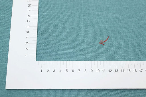 Лен с вискозой с эффектом мятости цв.Бирюзово-зеленый, ш.1.45м, лен-53%, вискоза-47%, 195гр/м.кв - Купава фото 6