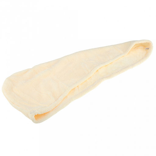 Парео махровое "Куколка" 80х165см, хлопок 100%, на резинке с липучкой, на кнопке, ажурный кант; с чалмой на пуговице 68х25см, ванильный (Китай)