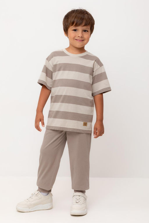 КР 400633/коричневый к554 брюки для мал - Crockid фото 2