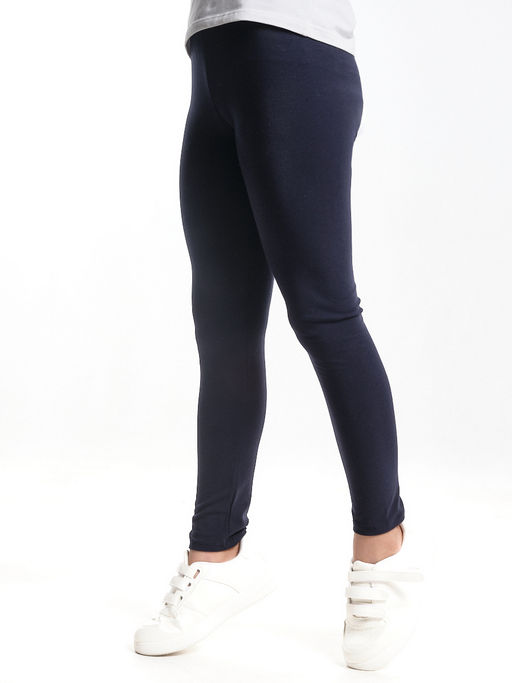 Бриджи лосины однотонные 22-7508 т.синий - Mini maxi фото 4