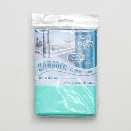 Цена за 2 шт. Штора для ванной комнаты, 180×180 см, полиэстер, МИКС