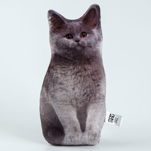 Игрушка-антистресс Серый кот, 19х28 см - Mni mnu фото 2