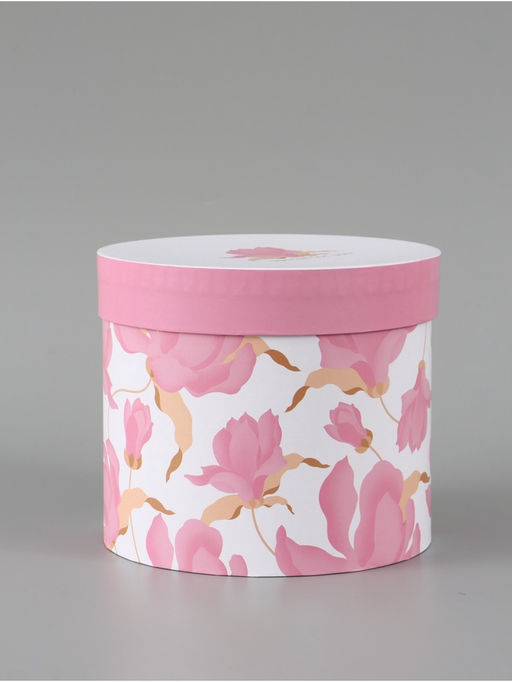 Набор шляпных коробок 5 в 1 «Нежные лилии», 13 × 14 ‒ 19.5 × 22 см