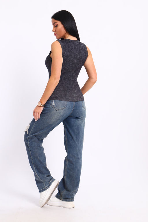 Майка Натали 74706 из хлопка с лайкрой  фото 7