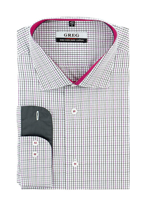 Сорочка мужская длинный рукав GREG 175/131/7332/Z/1p_GB  фото 2
