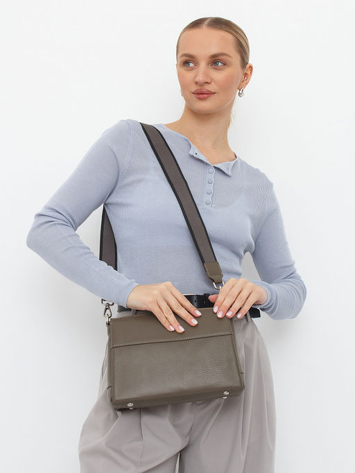 Сумка 6065VG gray  Vitelli Grassi