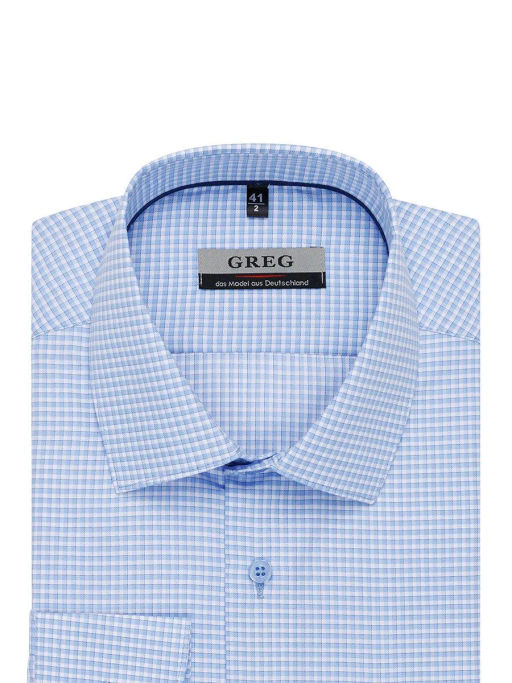 Сорочка мужская длинный рукав GREG 215/237/0273/Z/1p  фото 3
