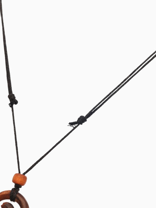 Кулон «Двойная спираль», дерево соно