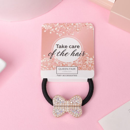 Цена за 6 шт. Резинка для волос «Бранвен», бантик, 5 см